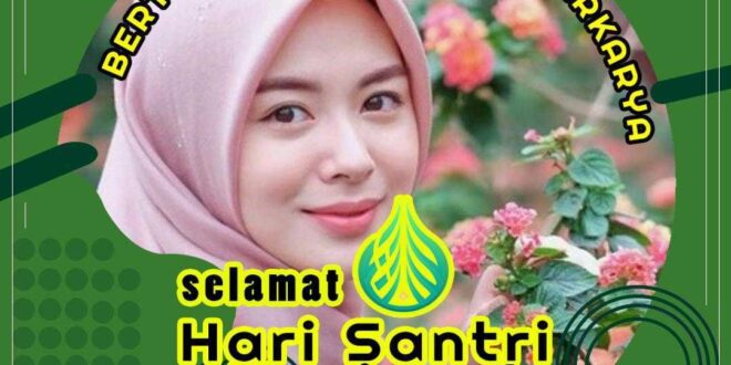 Yuk pasang twibbon hari santri nasional