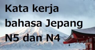 Kata Kerja Bahasa Jepang JLPT N5 dan N4